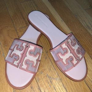 Tory Burch Ines Logo Mesh Sandals
